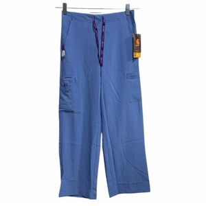 Carhartt Force Cross-Flex Scrub Pants Petite XS Blue NWT C52110P